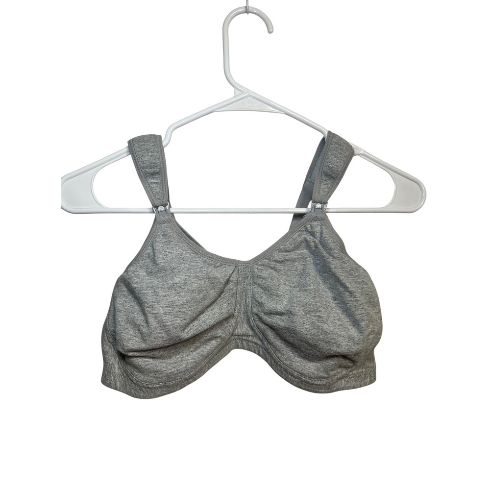 Bestform B388 Nursing Bra‎ Heather Gray Cotton Blend Wirefree 38D